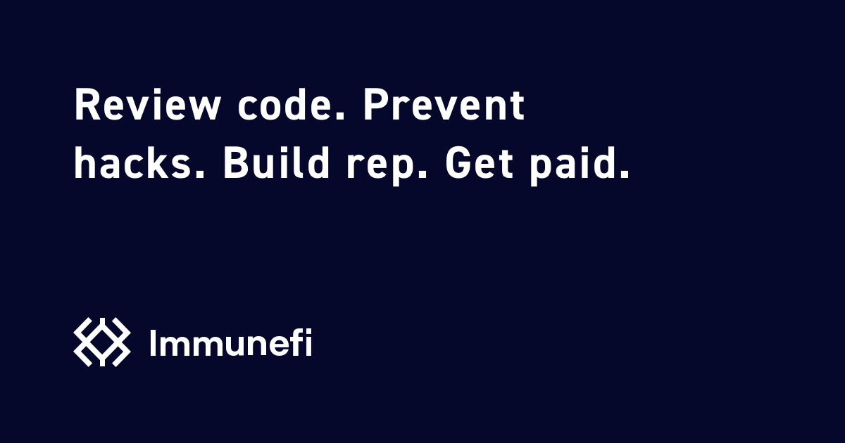 Ensuro Bug Bounties | Immunefi | Immunefi