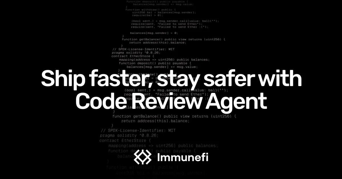 Introducing Code Review Agent in Immunefi Magnus