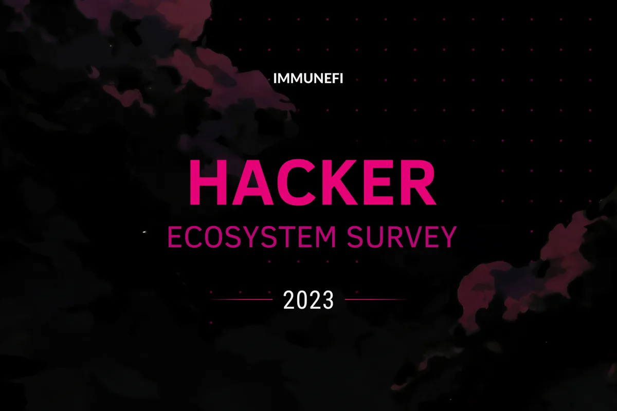 Hacker Ecosystem Survey 2023