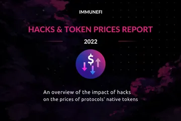 Hacks and Token Prices Report 2022