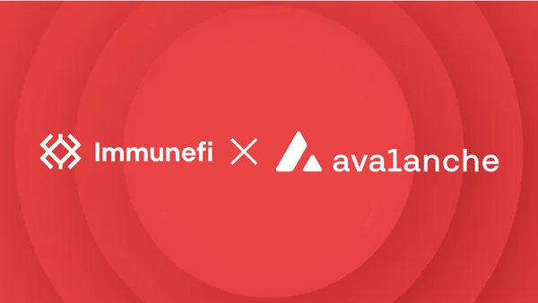 Immunefi Partners with Avalanche Blockchain to Protect the Future of Money