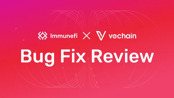 VeChainThor VTHO Accrual Bypass Bug Fix Review